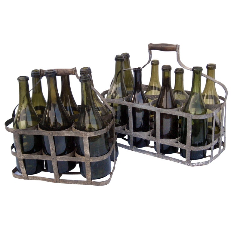French Bottle Holders For Sale