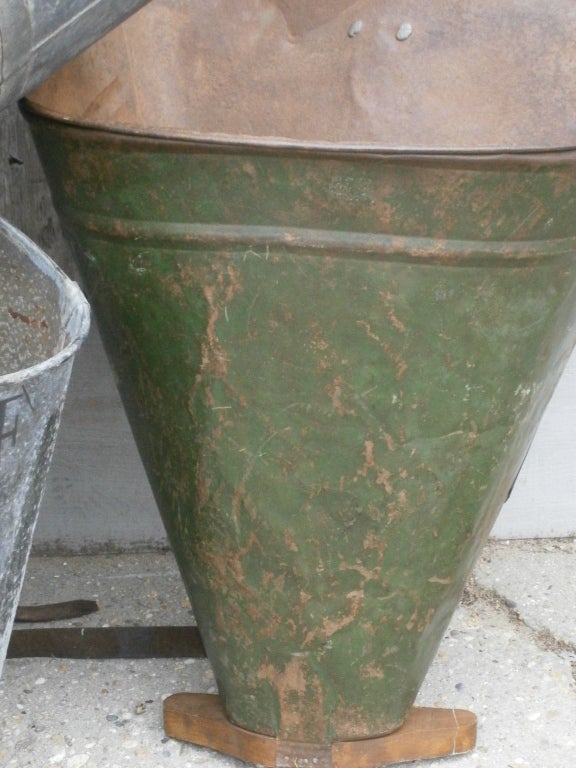 Old French Grape Collecting Buckets For Sale 1