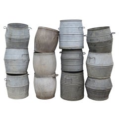 Zinc Wash Tubs