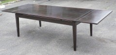Custom Made Dining Table with Extending Leaves