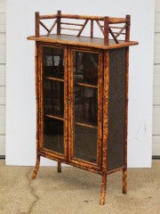 Bamboo Cabinet with Glass doors