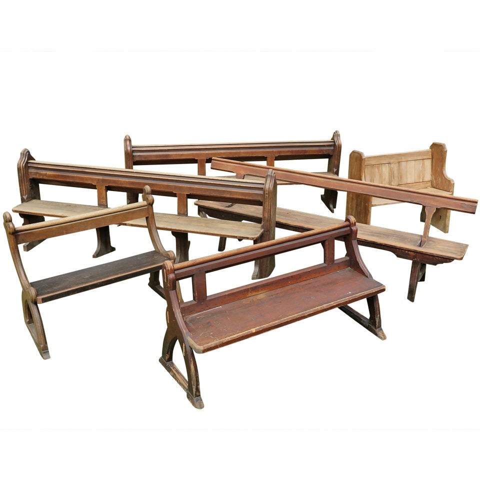 Old Church Pews and Benches For Sale at 1stDibs old church benches