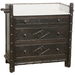 French Faux Bamboo Dresser