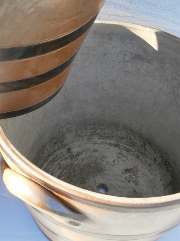 Mid-20th Century Large Earthenware Planters For Sale