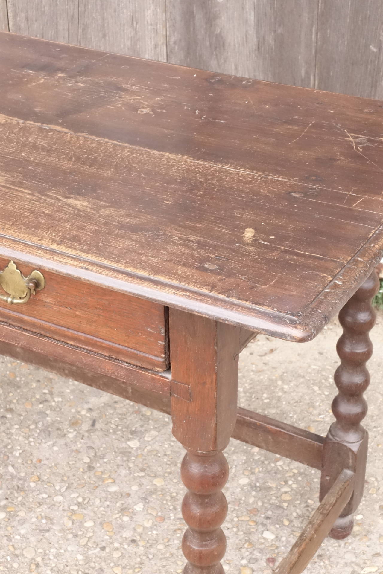 English Bobbin Side Table