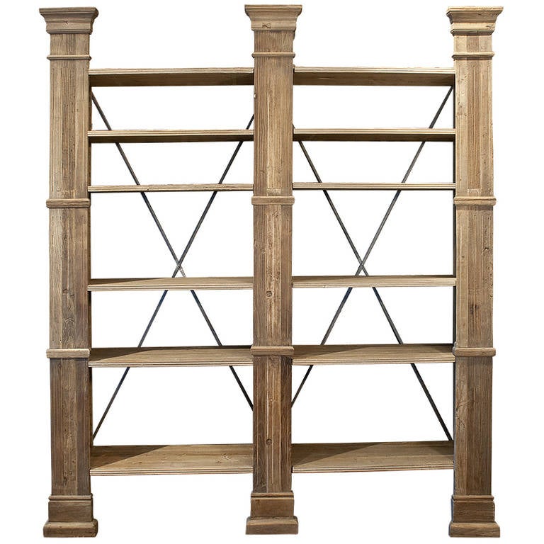 ThreeColumn Bookcase For Sale at 1stdibs