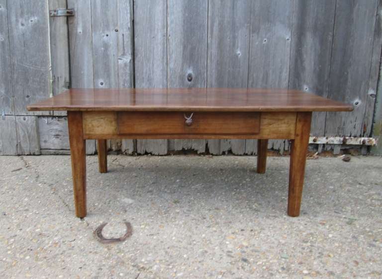 French 19th C Coffee table in Cherrywood