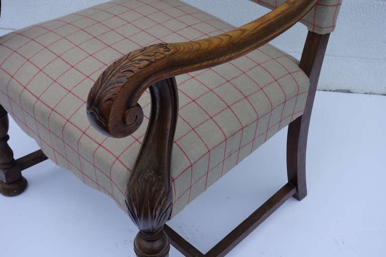 Antique Upholstered Chairs In Good Condition For Sale In Bridgehampton, NY