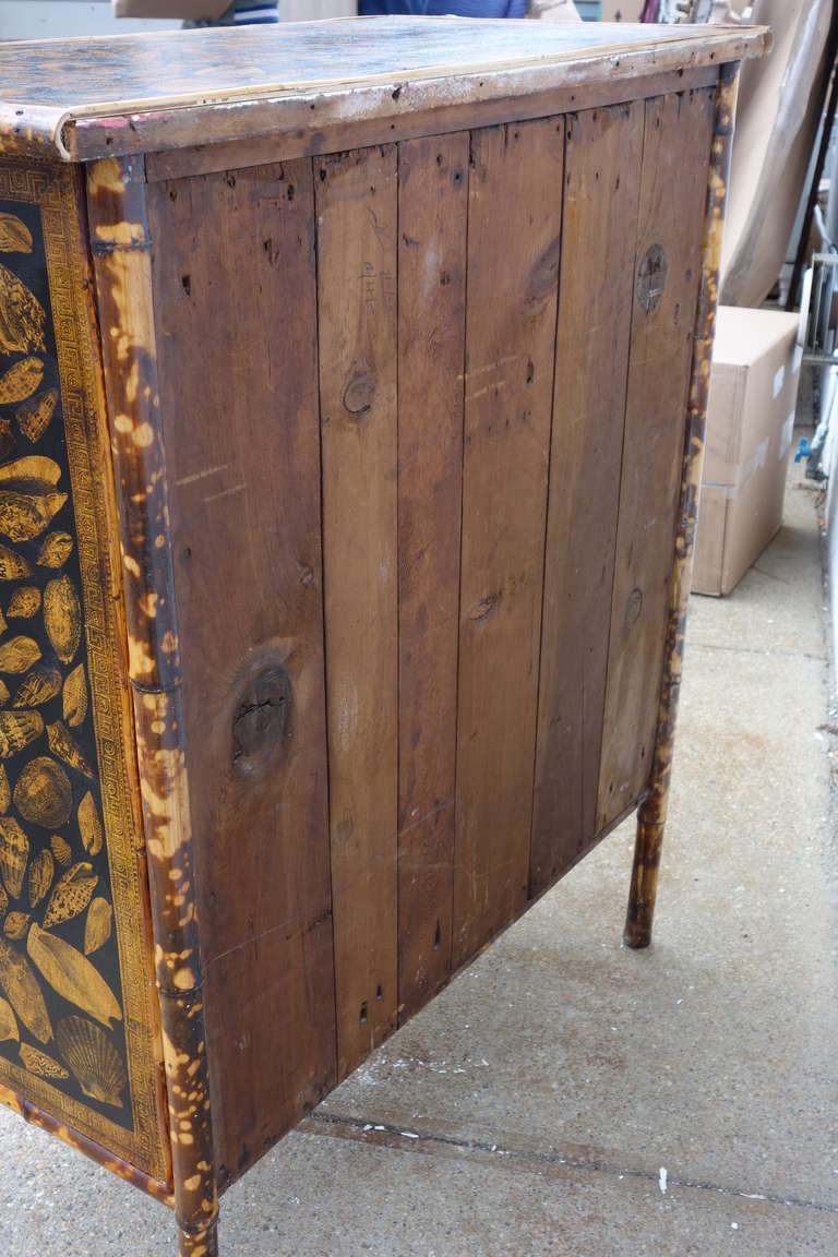 Mid-20th Century English 1930s Bamboo Dresser For Sale