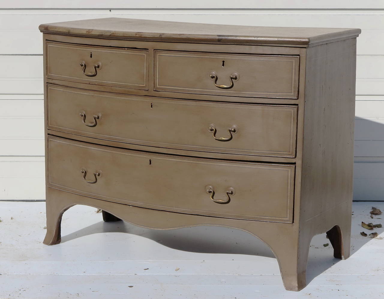 Regency Faux Marble-Top Chest of Drawers