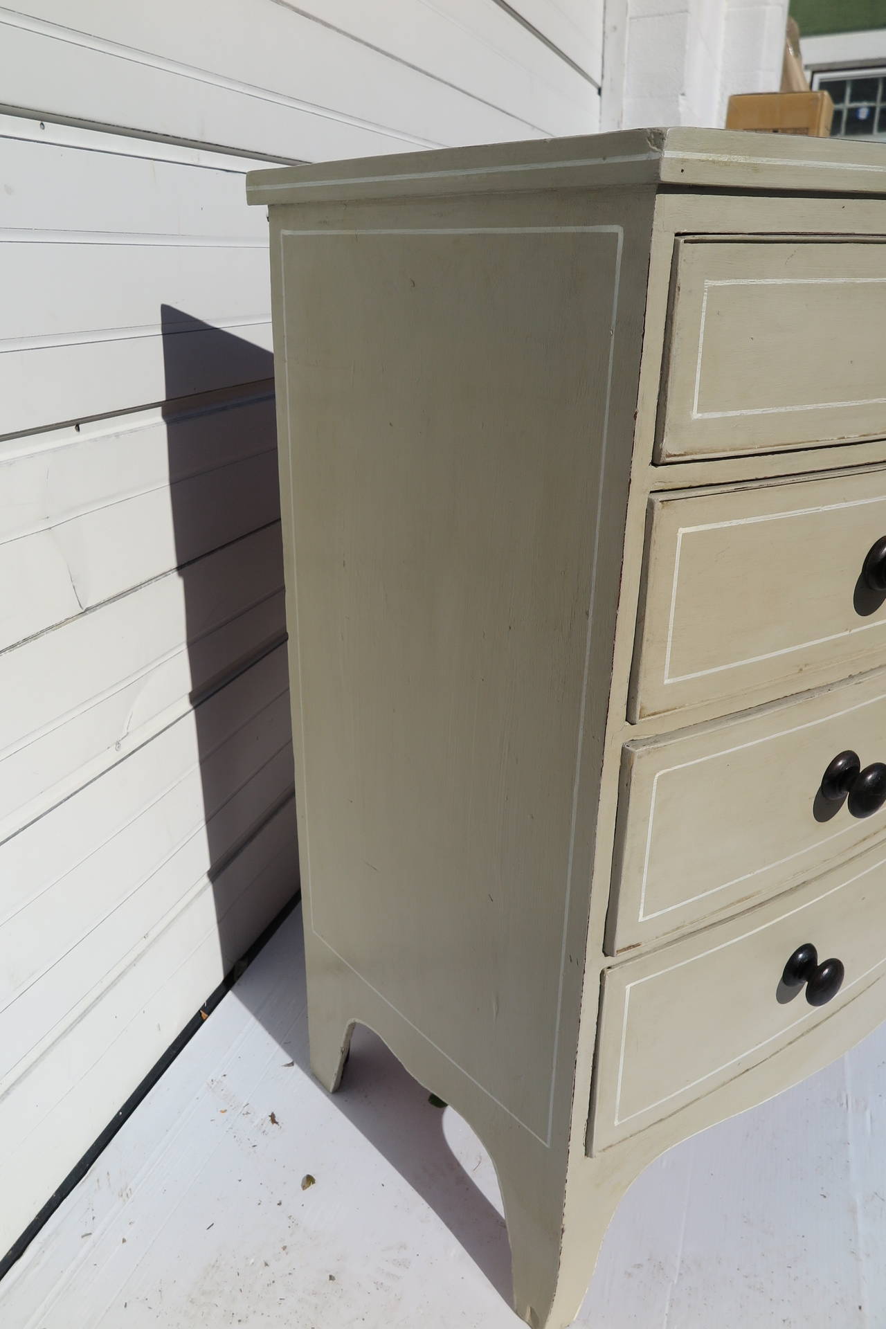 Bow Front Regency Chest of Drawers 2