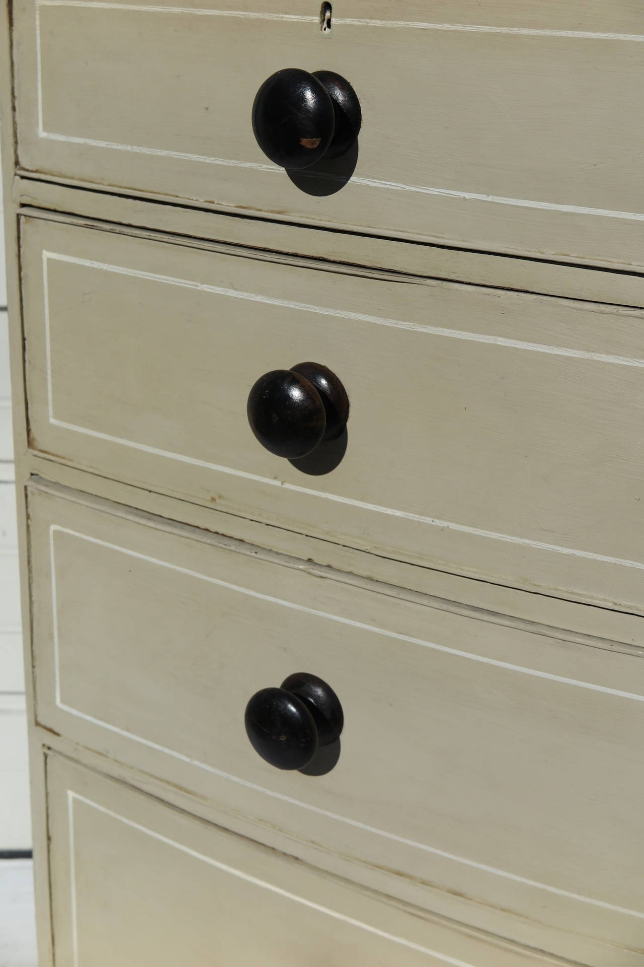 Bow Front Regency Chest of Drawers 1
