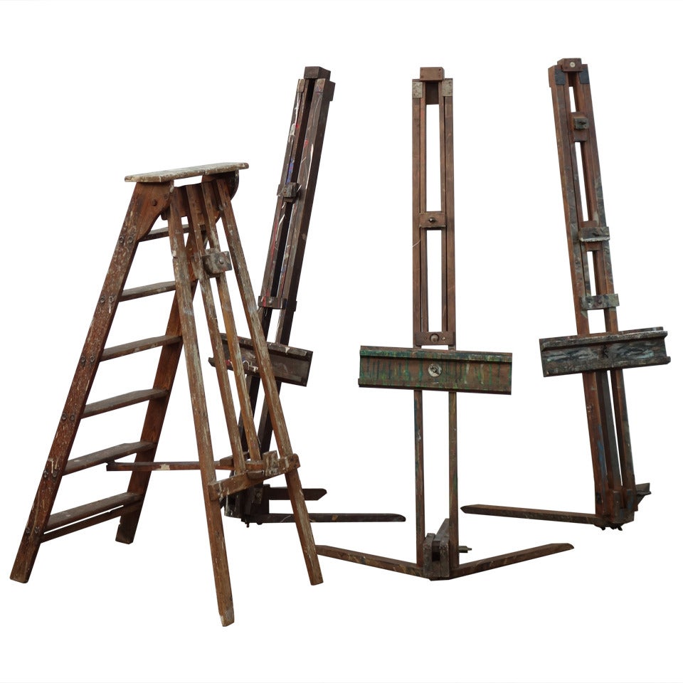 English Artists Easels c. 1940 For Sale