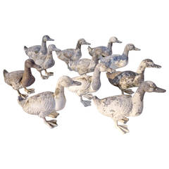 Vintage 12 Decorative Ducks