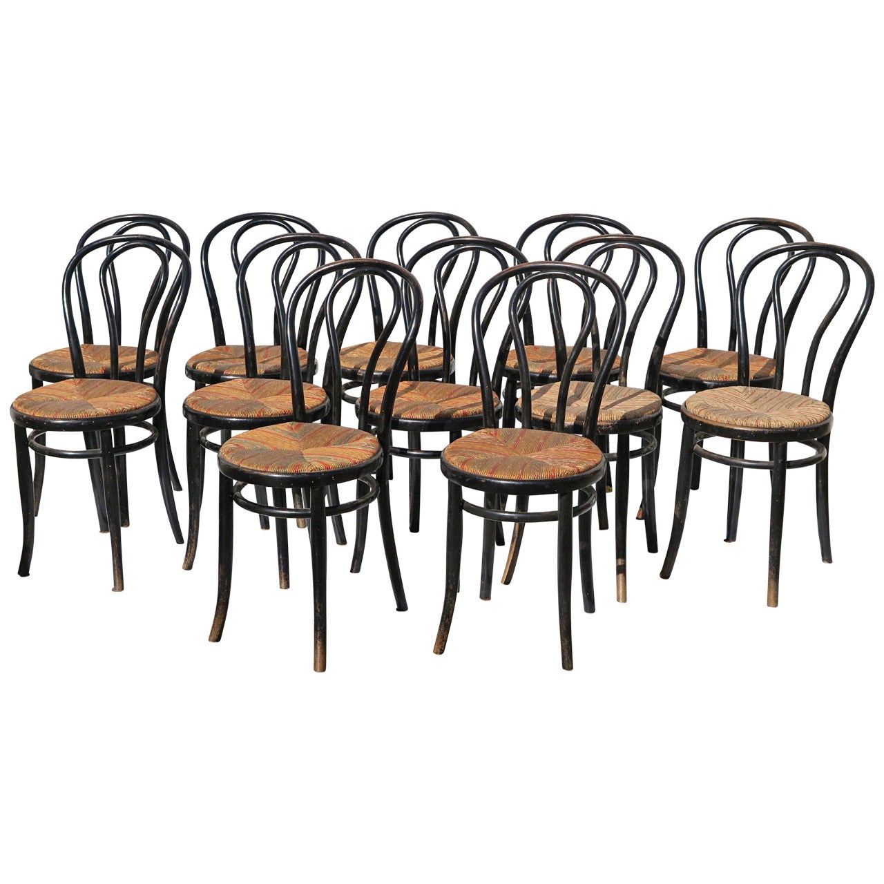 French Bistro Chairs - SIX AVAILABLE For Sale