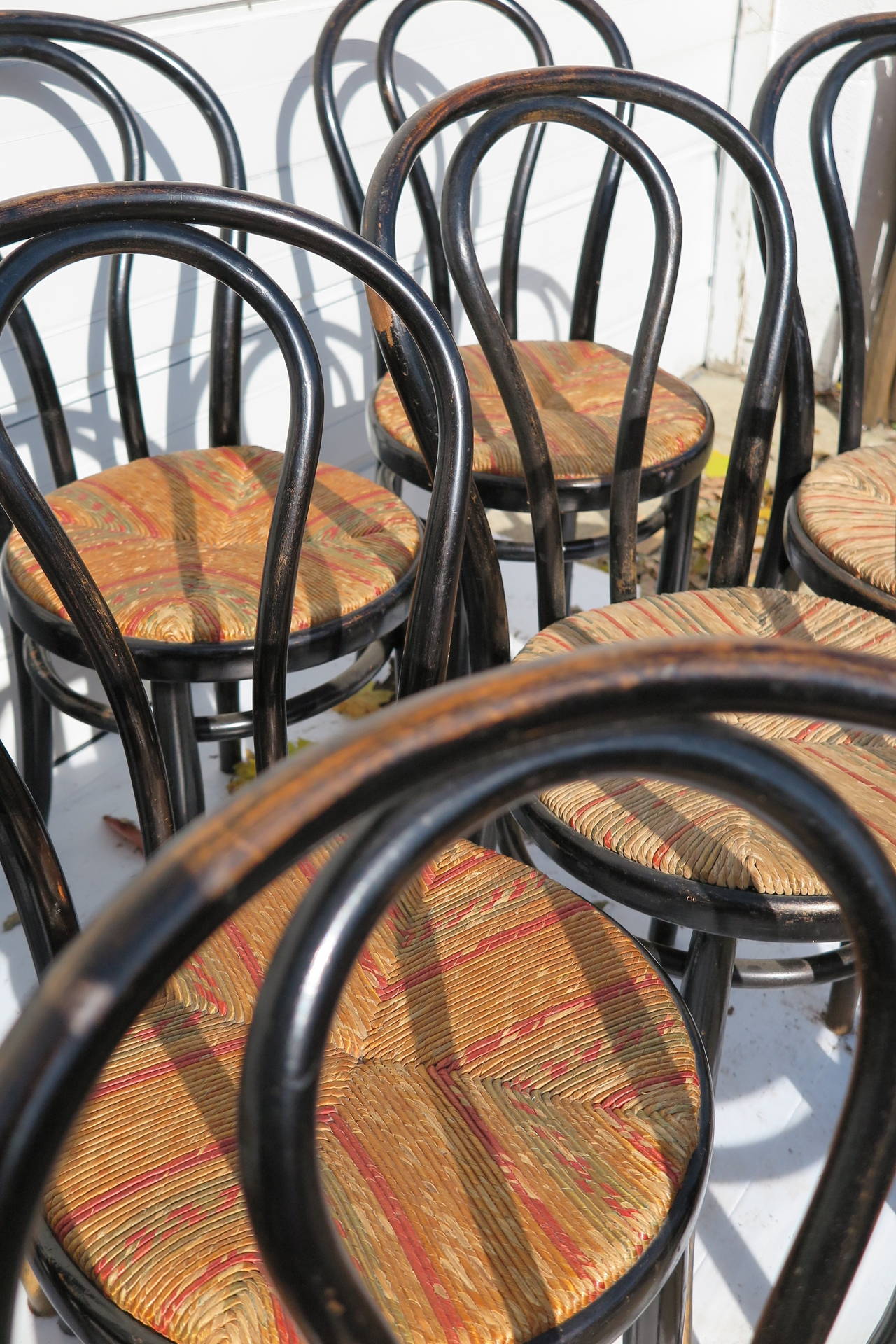 French Bistro Chairs - SIX AVAILABLE For Sale 1
