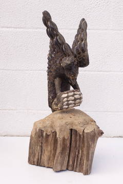 Folk Art Eagle Sculpture