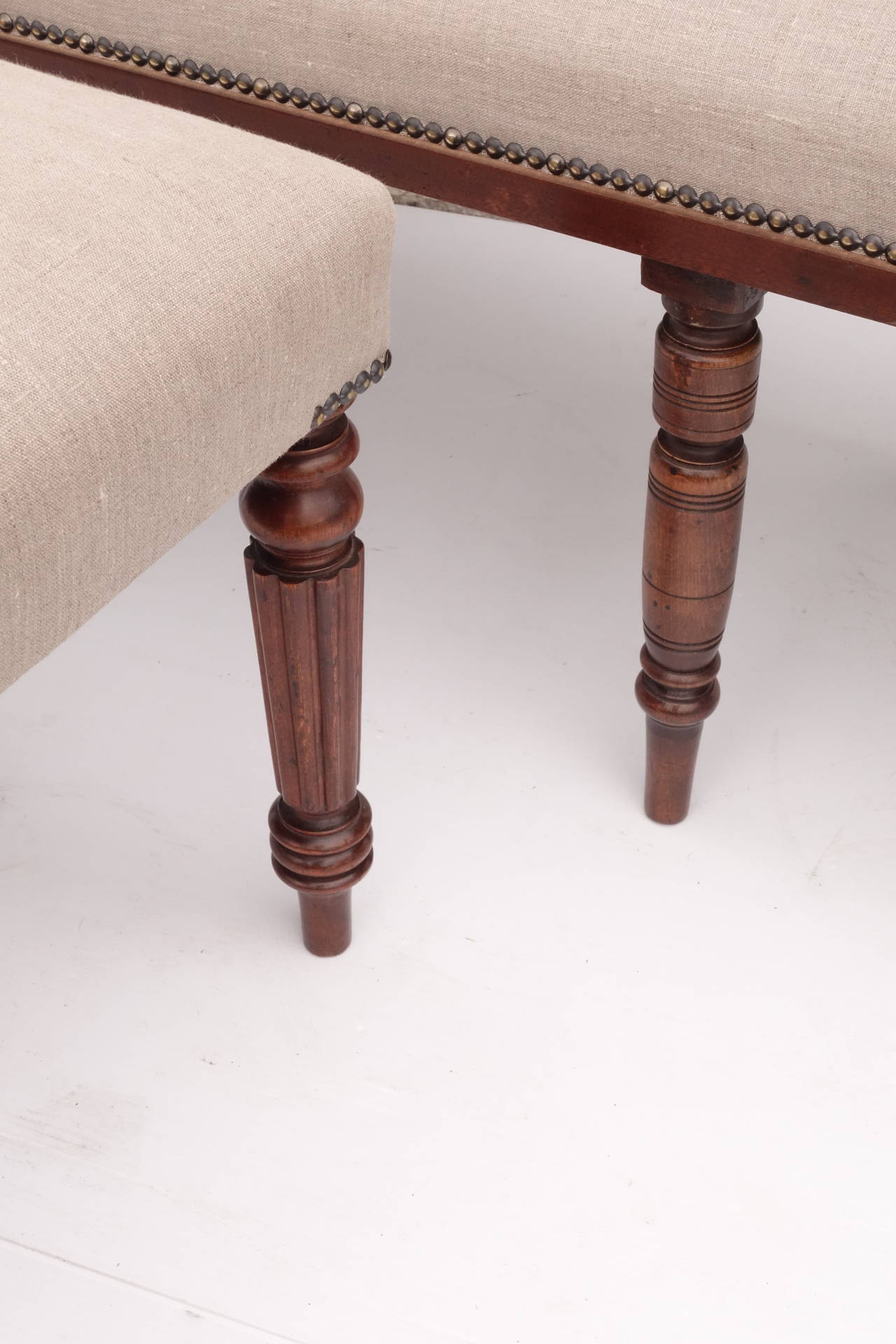 19th Century Benches with Antique Components For Sale