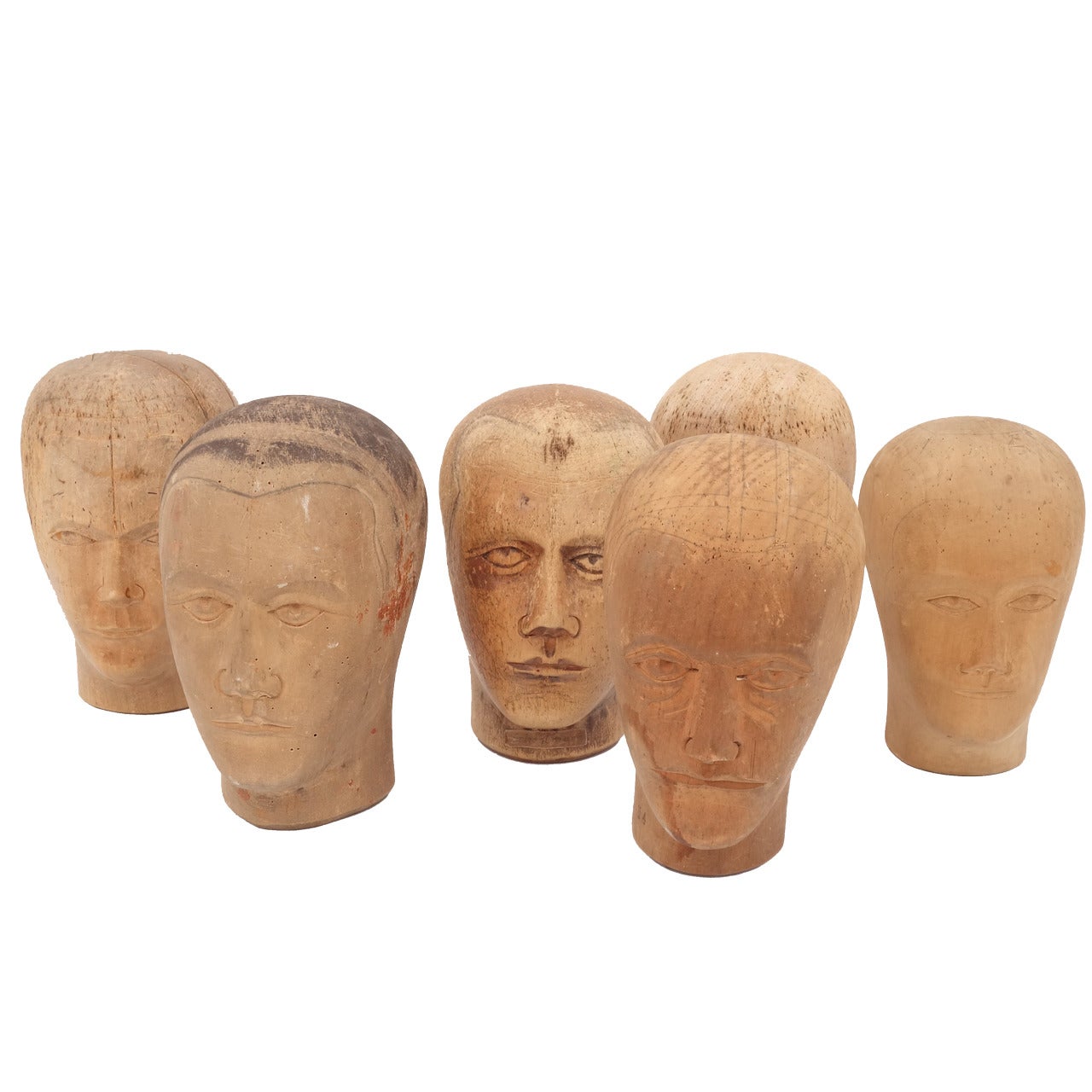 Belgian Wig and Hat Moulds For Sale