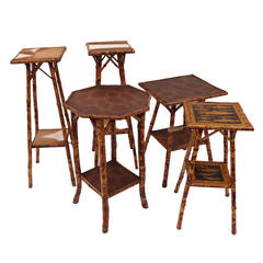 Bamboo side tables 5