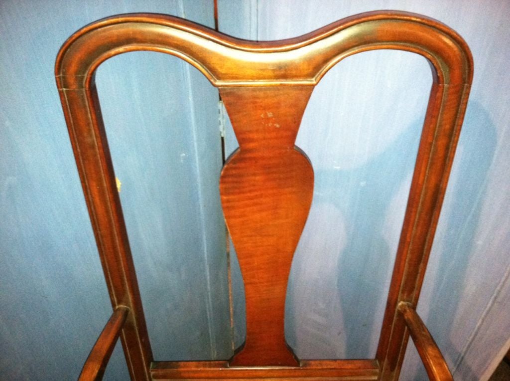 American Elm Rush Seat Armchair