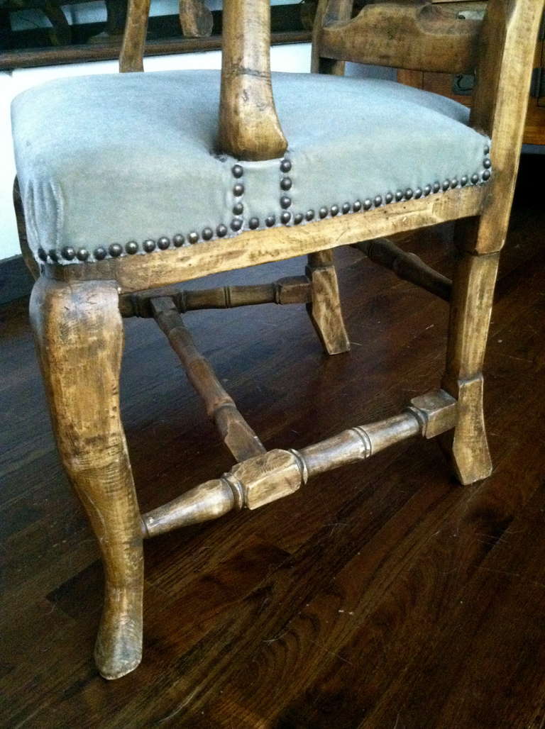18th C. Swedish Baroque Chair For Sale 1