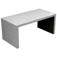 Dusted Lacquer Waterfall Table