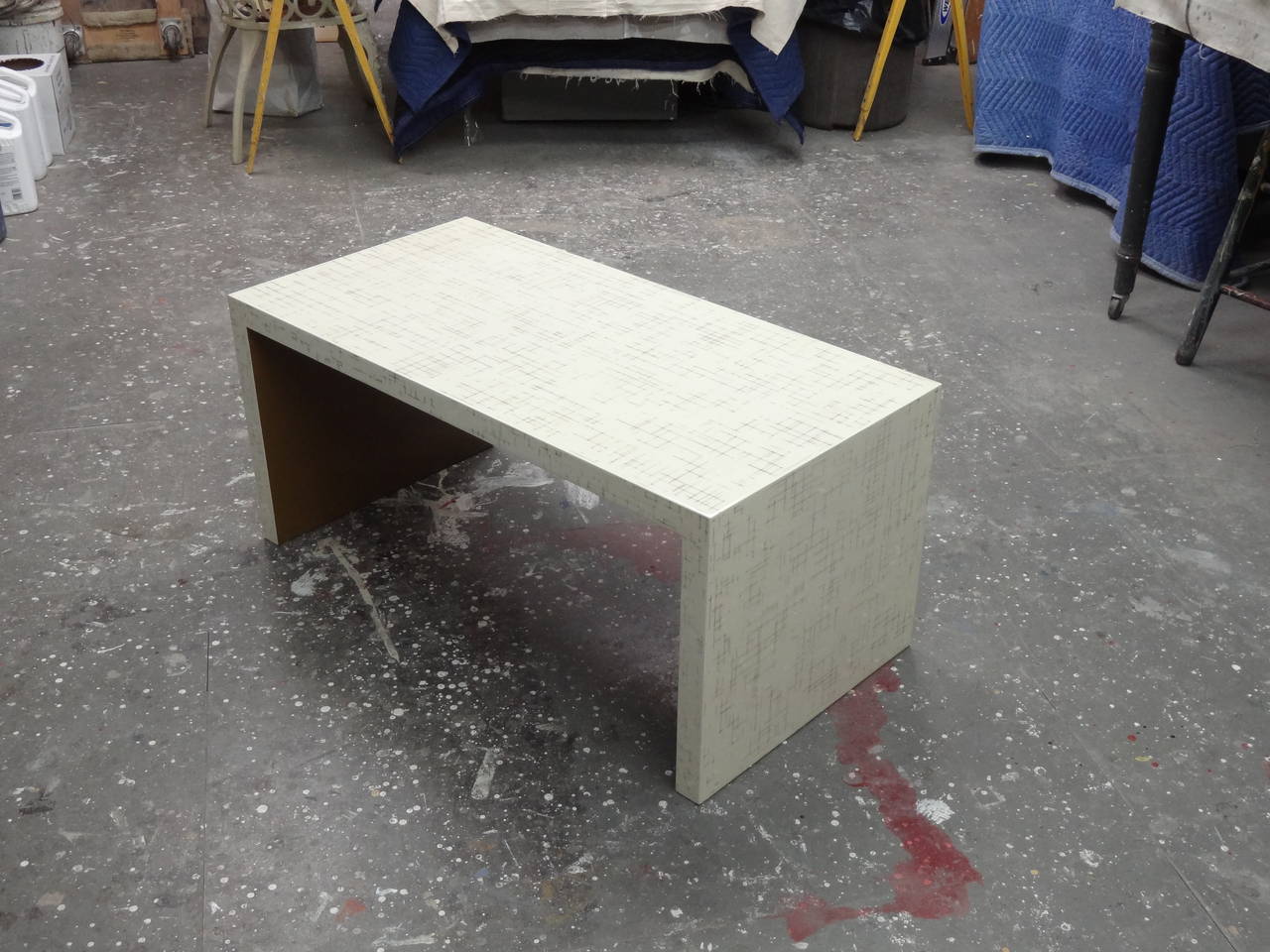 Dusted Lacquer Waterfall Table For Sale at 1stDibs