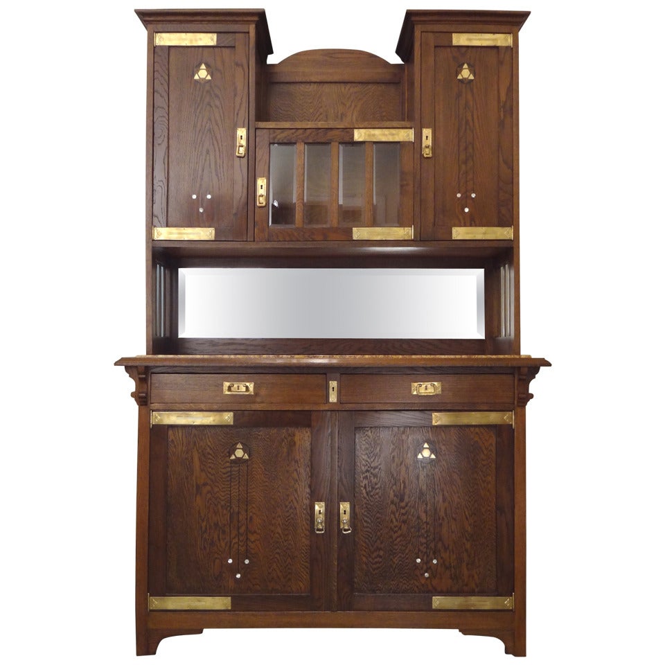Fine Secessionist Cabinet Attributed to Moser For Sale