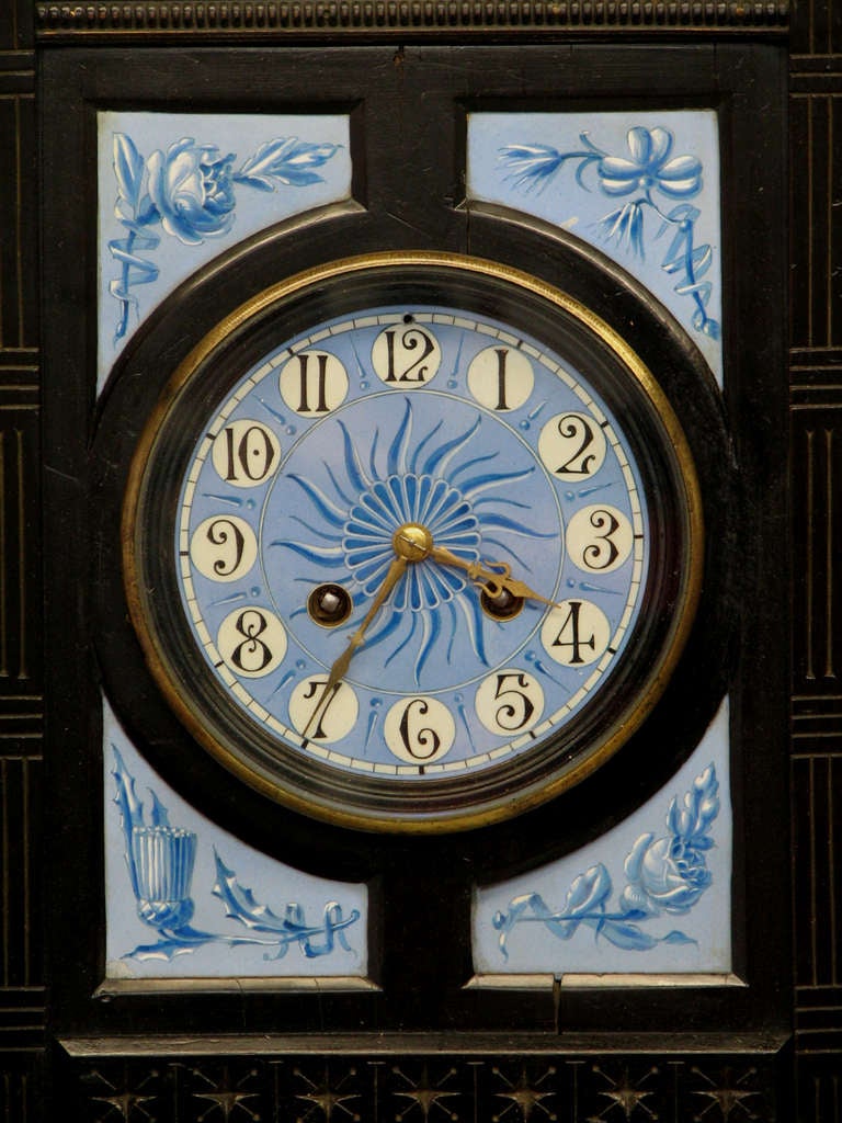 Wood Rare Aesthetic Period Wall Clock