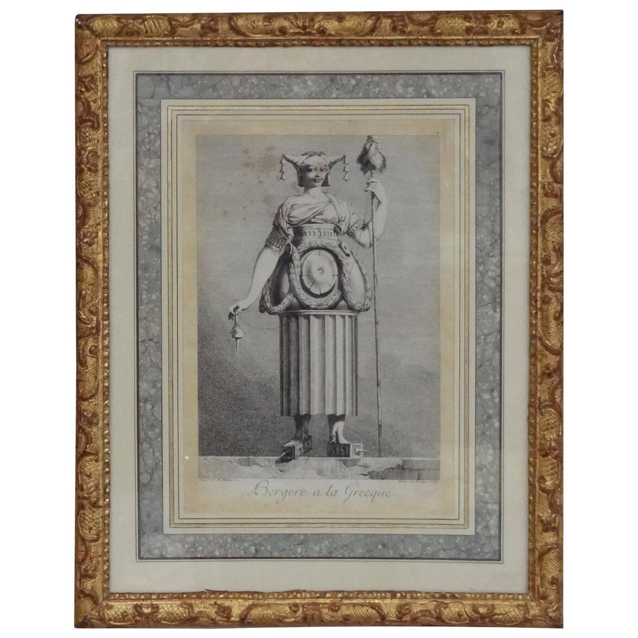 Pair of 18th Century Engravings by Petitot For Sale at 1stDibs