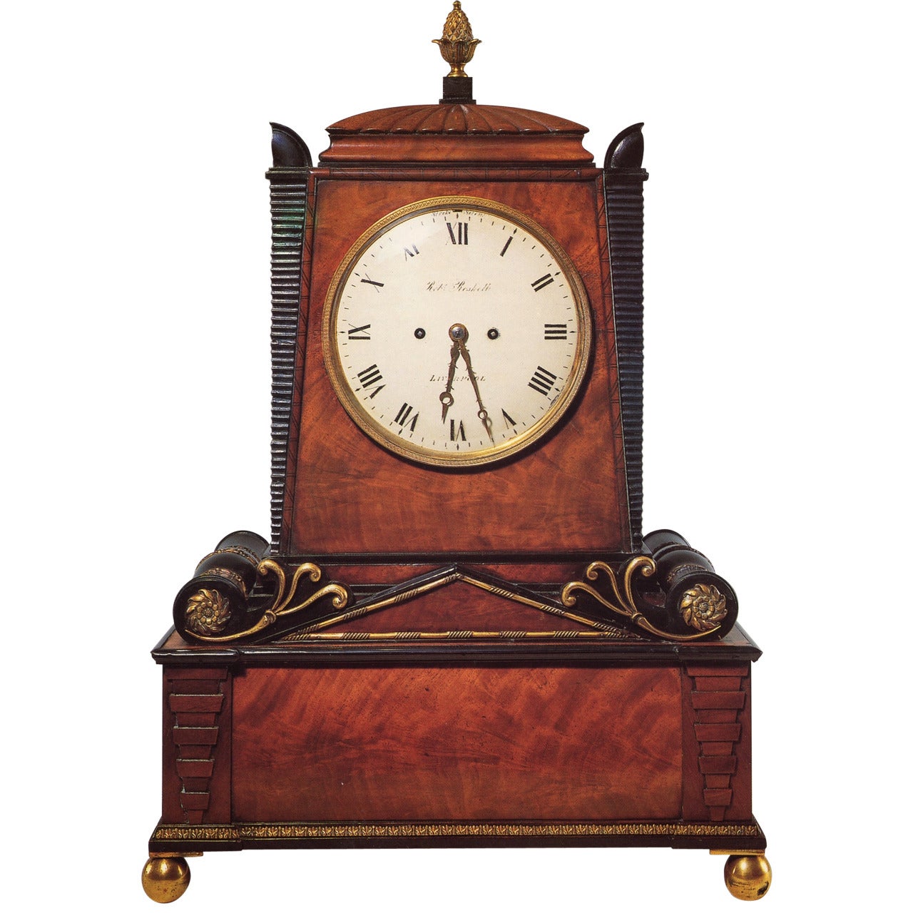 Regency Period Musical Clock Attributed to Bullock For Sale