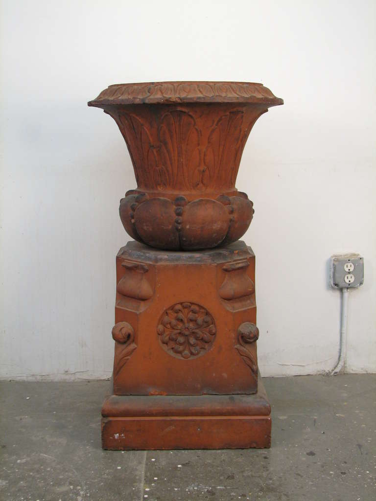 Terracotta Aesthetic Period Planter For Sale
