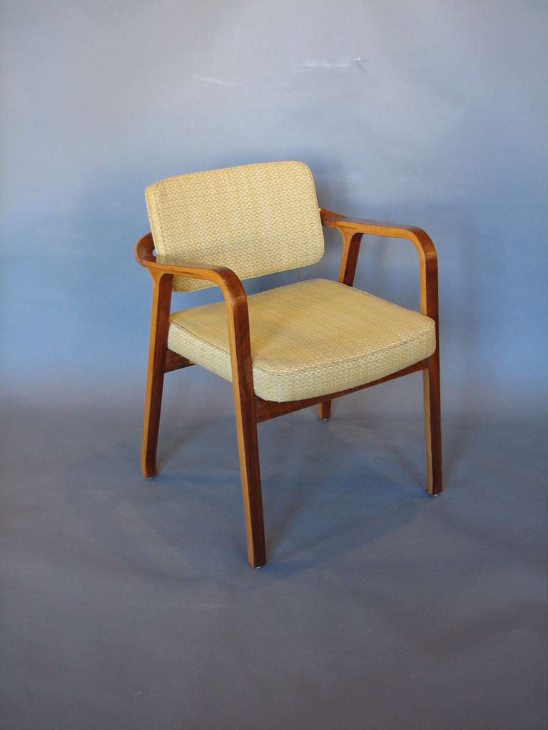 Modernist Armchairs Designed by Philippe Neerman In Excellent Condition For Sale In Long Island City, NY