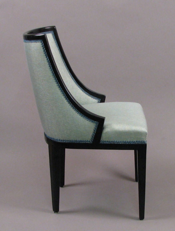 Contemporary Victoria Tub Sidechair For Sale
