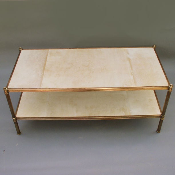 American Cole Porter Coffee Table by Victoria & Son For Sale
