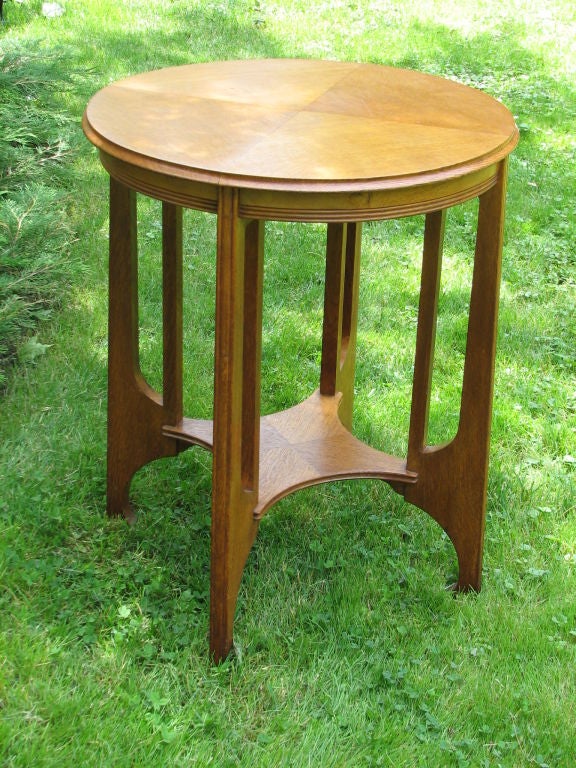 Belgian Secessionist Side Table In Good Condition For Sale In Long Island City, NY