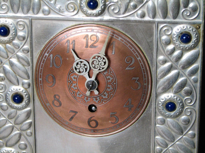 Finely Worked Secessionist Mantle Clock In Good Condition For Sale In Long Island City, NY