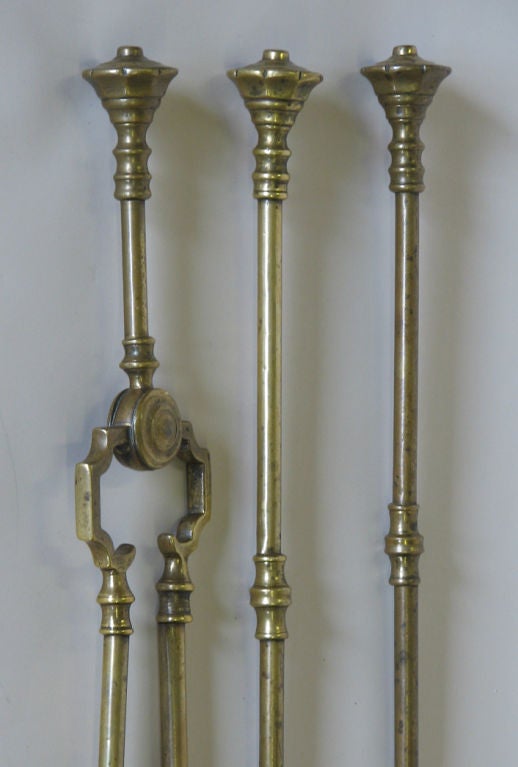 A set of three Victorian firetools.