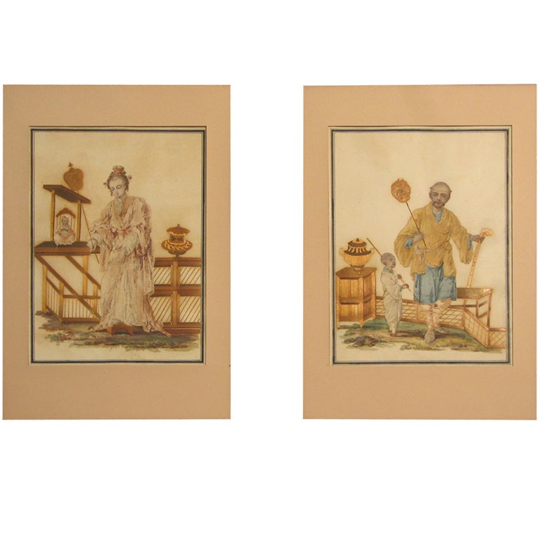 18th Century Straw Marquetry Panels For Sale