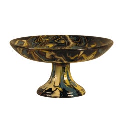 Polychrome Glazed Tazza