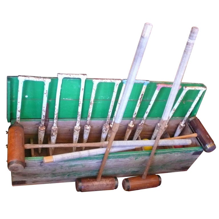 Large Croquet Set by Jaques London