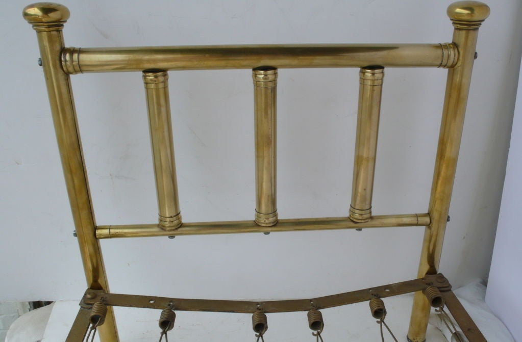American Brass Doll's Bed