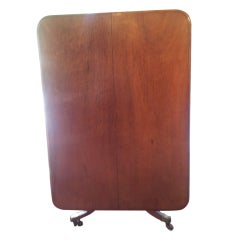 Antique Large Mahogany Tilt Top Table