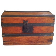 Child's Wooden Trunk