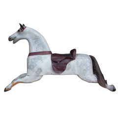 Antique Hobby Horse Statue