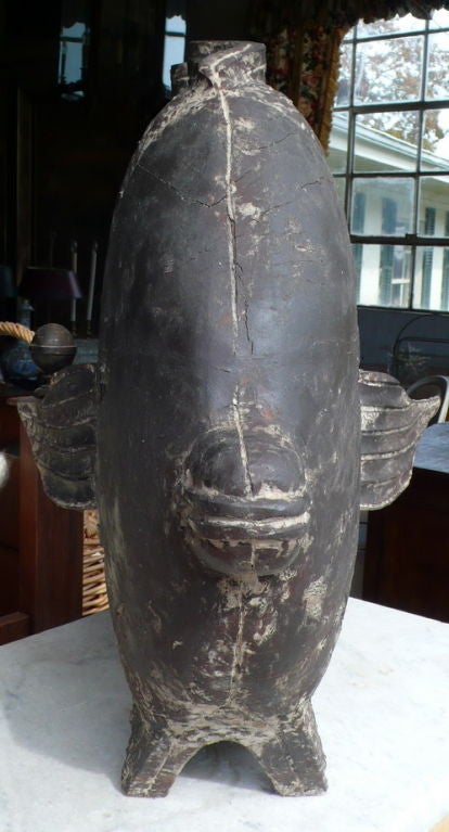 Massive Wood Hand Carved  Fish