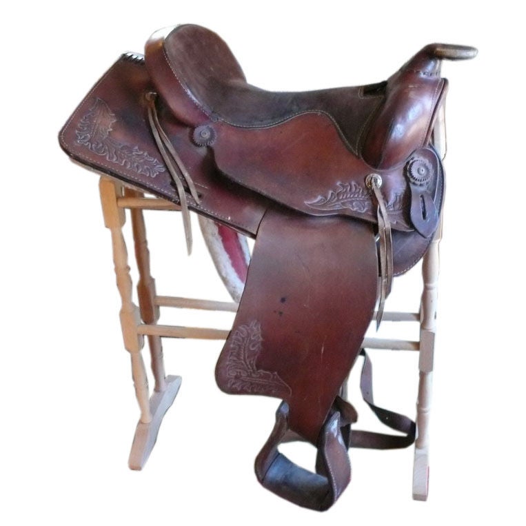 Ozark Leather Co. Western  Saddle