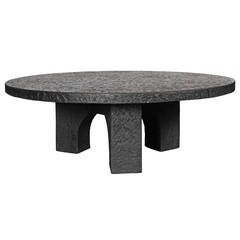 Black Coffee Table in the Style of Ado Chale