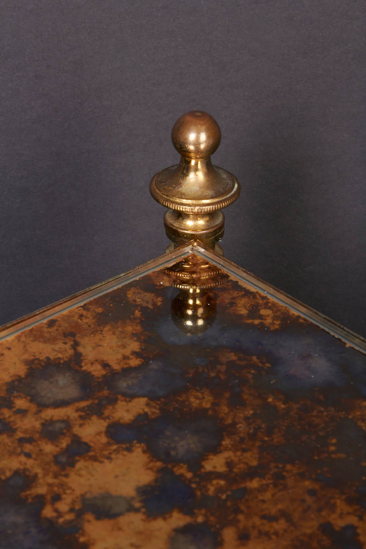 Jansen Style Brass Tables In Excellent Condition For Sale In New York, NY